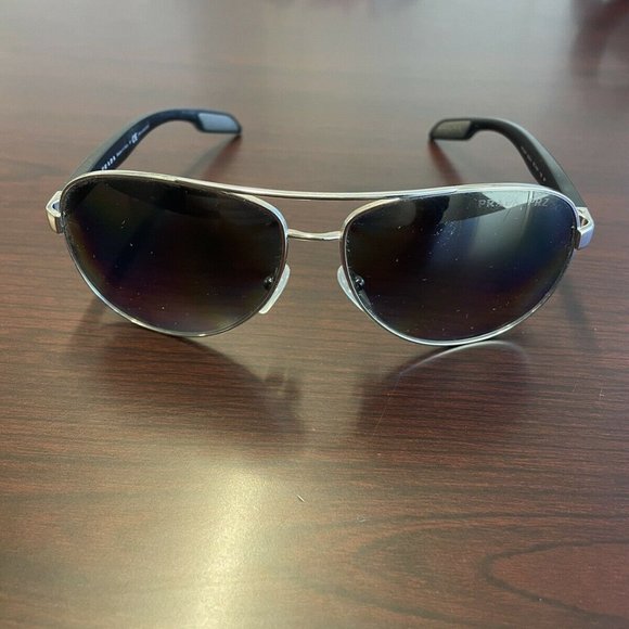 Prada Linea Rossa Other - PRADA Linea Rossa Polarized Men's Sunglasses - Grey/Black (PS53PS 1BC5W1)